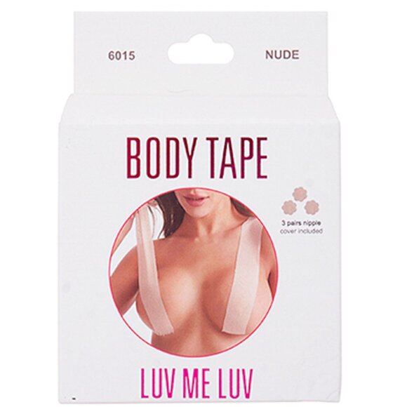 LUV ME LUV Body Tape with Nipple Covers – Nude - Picture 1 of 1